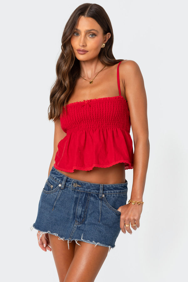 Millie Scrunch Tank Top view 1