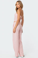 Arya Linen Look Corset