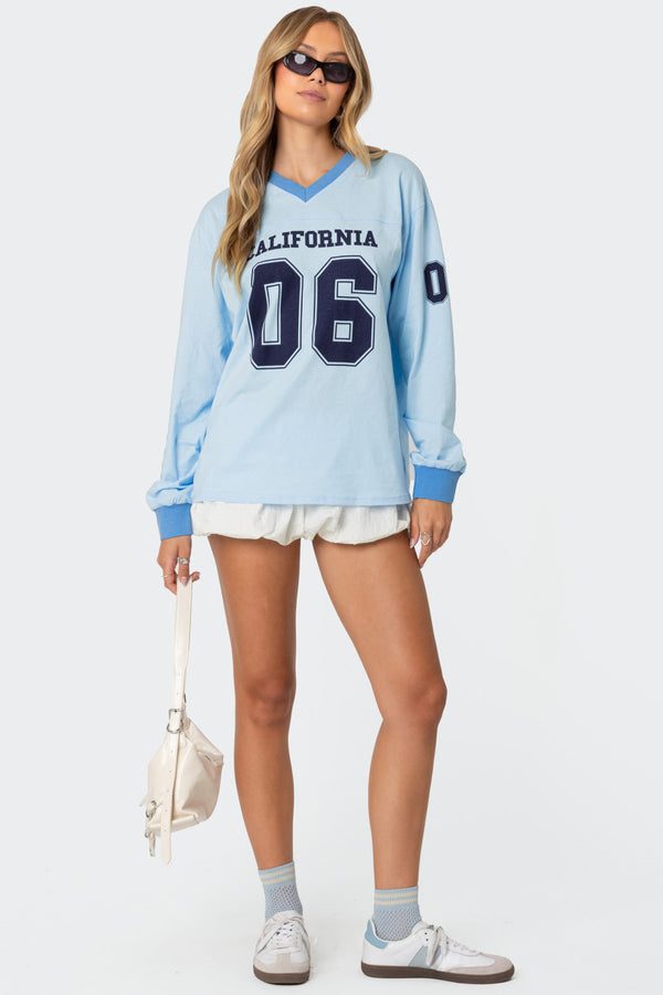 06 Oversized Long Sleeve T Shirt view 2