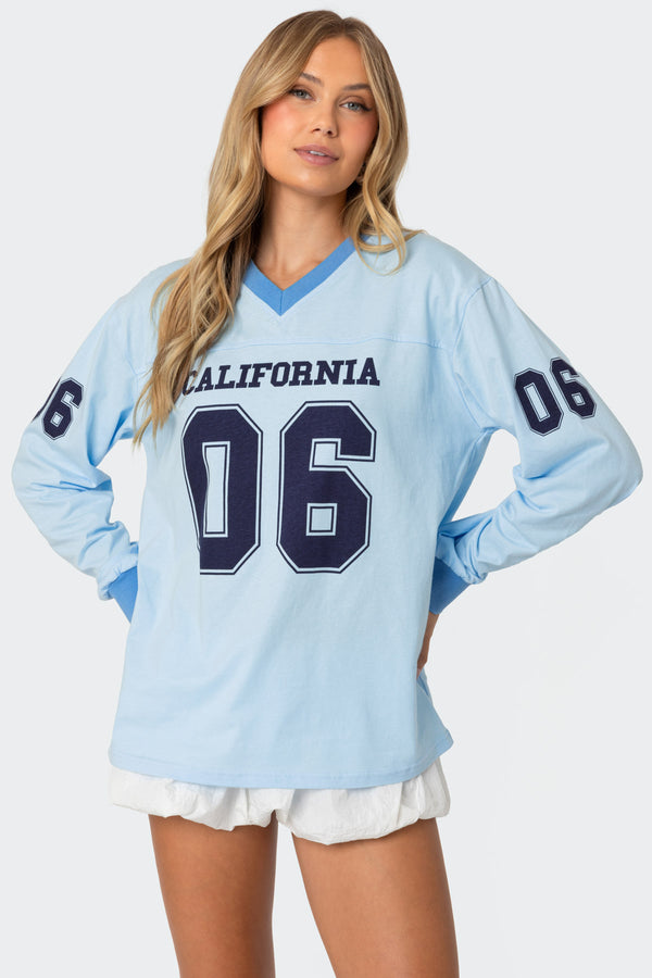 06 Oversized Long Sleeve T Shirt view 1