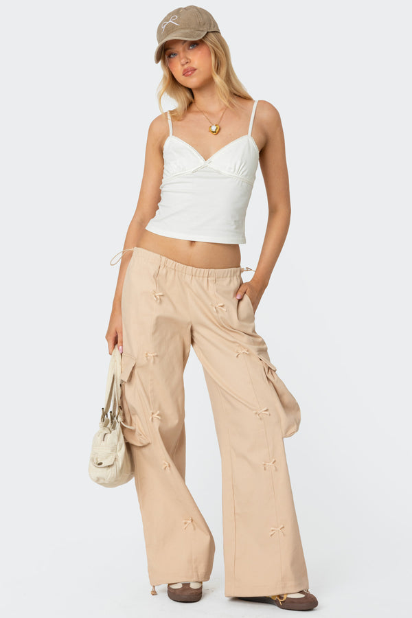 Gila Lace Trim Tank Top view 2