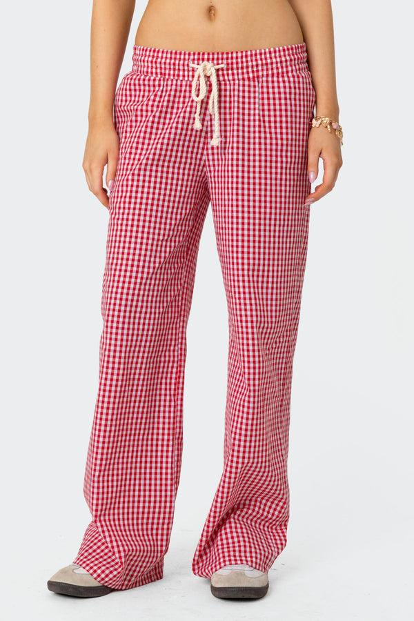Taya Gingham Pants view 2