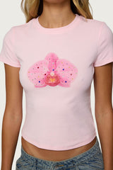 Orchid Gemstone T Shirt