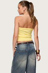 Philipa Strapless Knit Top
