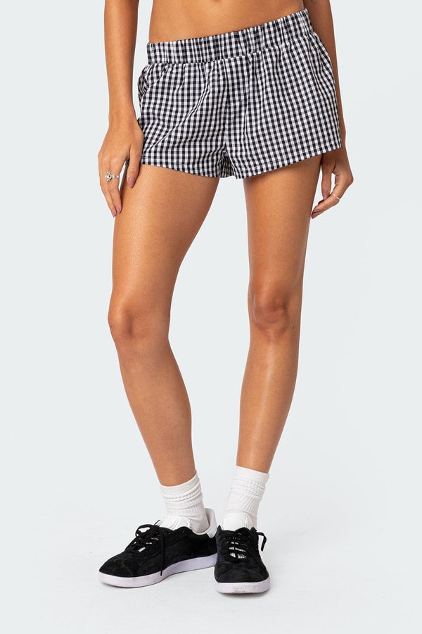 Gingham Boxer Shorts view 2