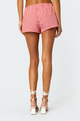 Gingham Boxer Shorts