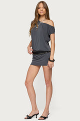 Sevie Off Shoulder Mini Dress