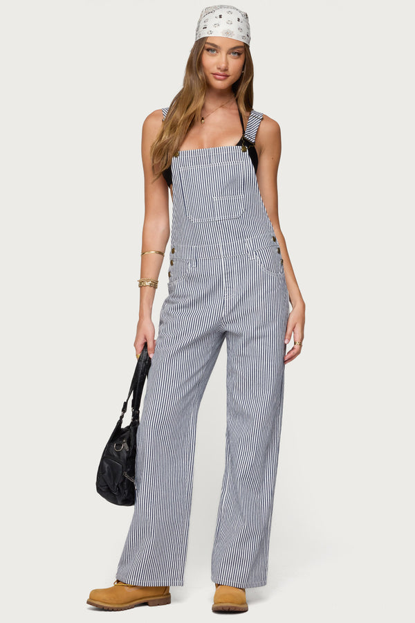 Tamsin Striped Overalls view 1
