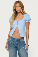 Dorothea Split Front Top