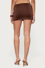 Isaiah Abstract Ring Mini Skirt