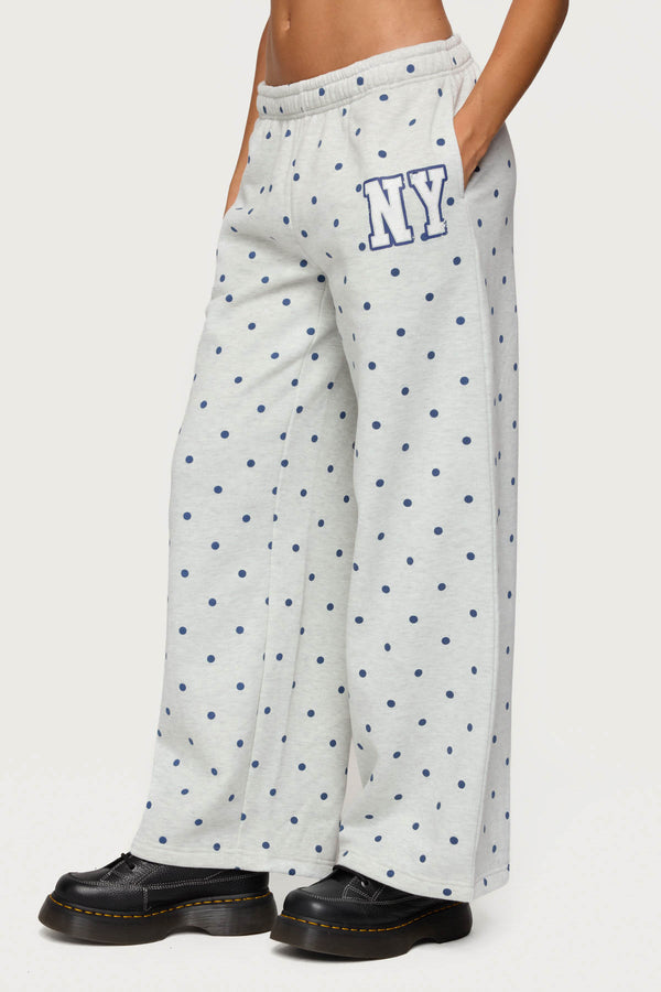 NY Babe Polka Dot Sweatpants view 2