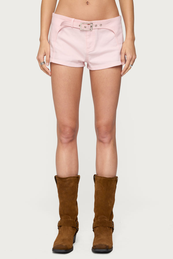 Vicco Belt Detail Shorts view 2
