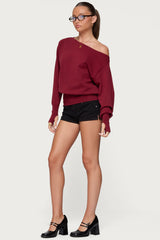 Jagger Low Rise Denim Shorts