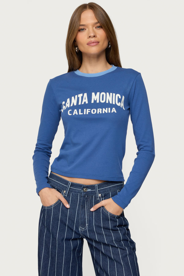 Santa Monica Long Sleeve T Shirt view 1