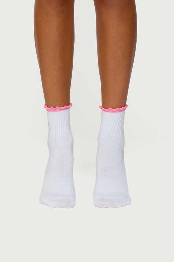 Heart & Bow Pilates Socks view 2