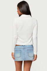 Pennie Iridescent Button Up Shirt