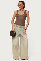 Eleora Sequin Knit Tank Top