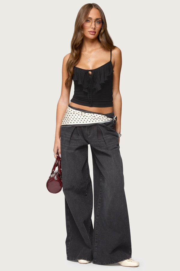 Jezebel Ruffle Tank Top view 2