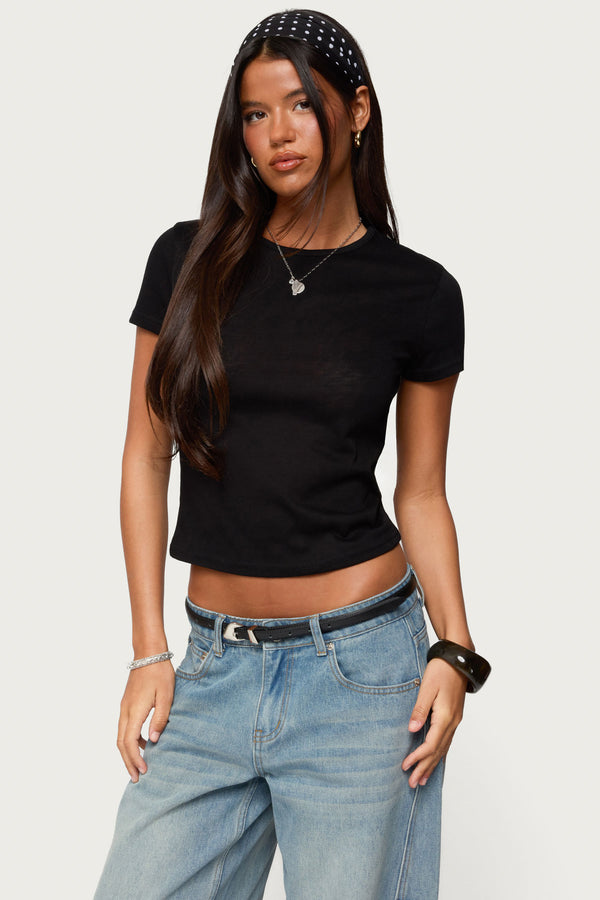 Nikkey Semi Sheer T Shirt view 1