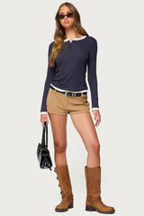 Kyler Corduroy Micro Shorts