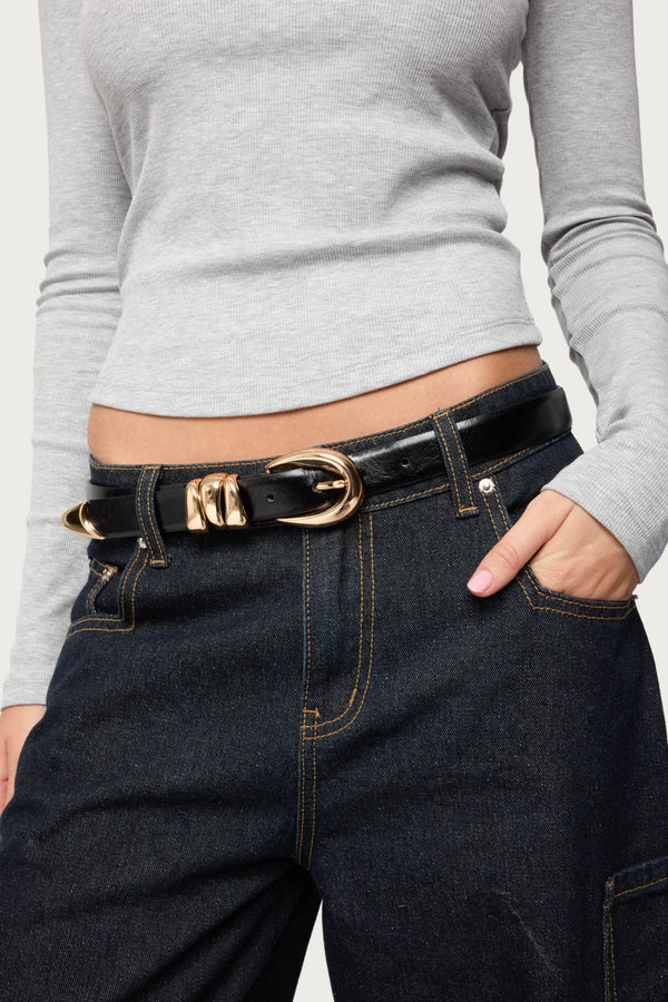 Venus Faux Leather Belt view 1