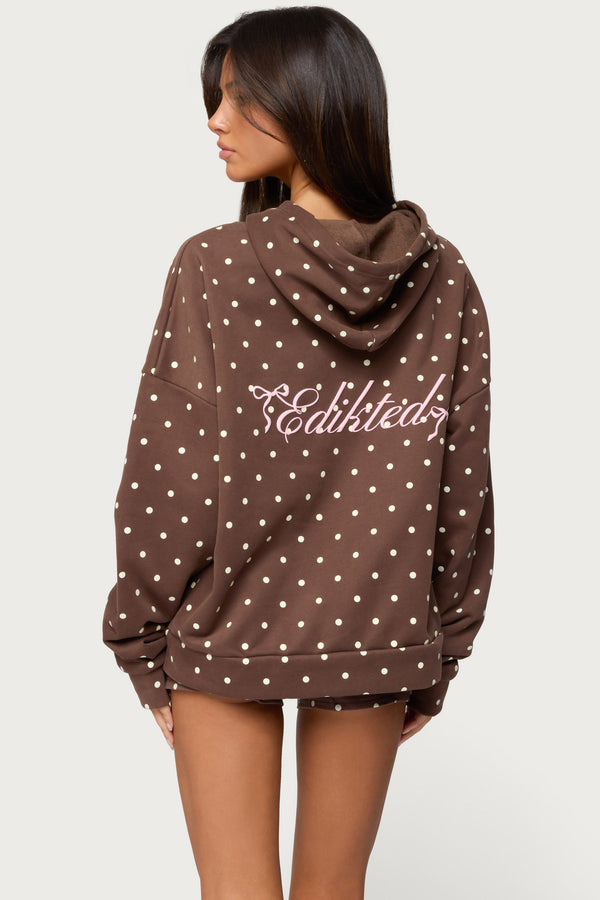Chelsie Polka Dot Hoodie view 2