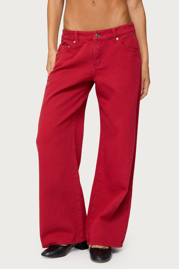 Petite Roman Low Rise Baggy Jeans view 2