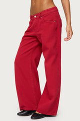 Petite Roman Low Rise Baggy Jeans