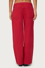 Petite Roman Low Rise Baggy Jeans