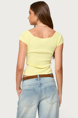 Lilibet Sweetheart Button Up Top