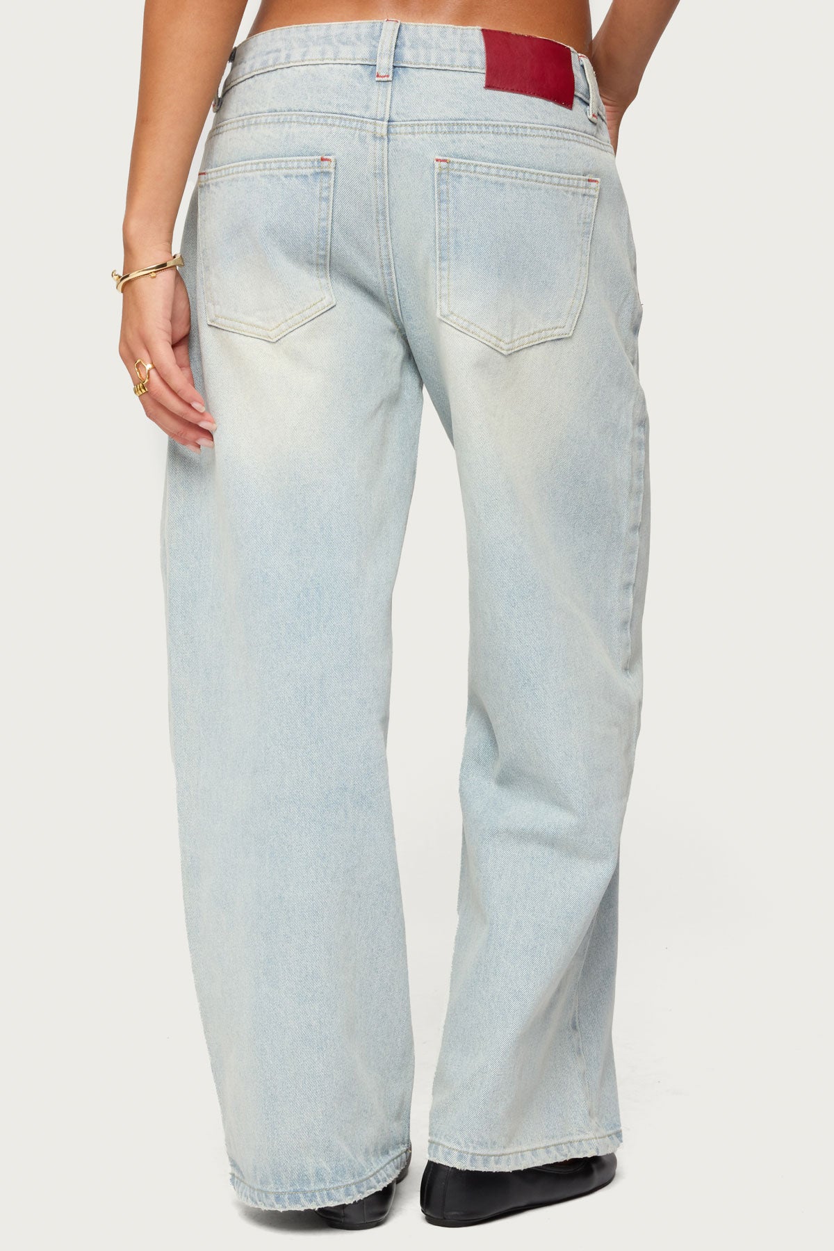 Petite Ace Low Rise Baggy Jeans