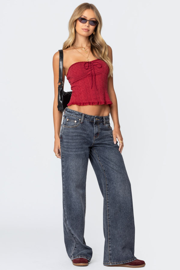 Ace Low Rise Baggy Jeans view 1