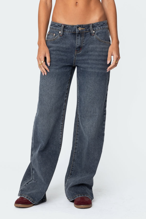 Ace Low Rise Baggy Jeans view 2