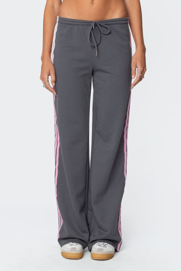 Averie Contrast Striped Sweatpants view 2