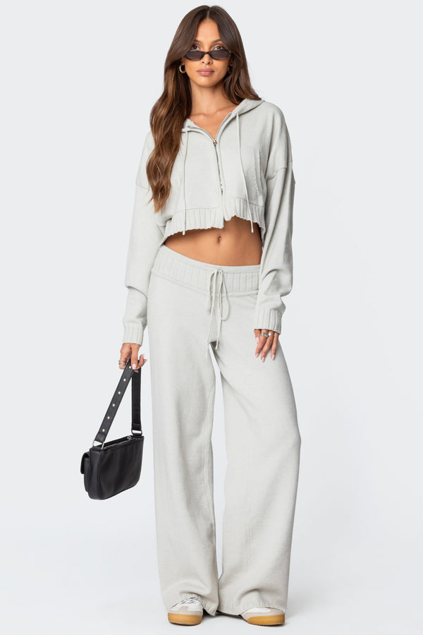 Russell Knit Hooded Cardigan view 2