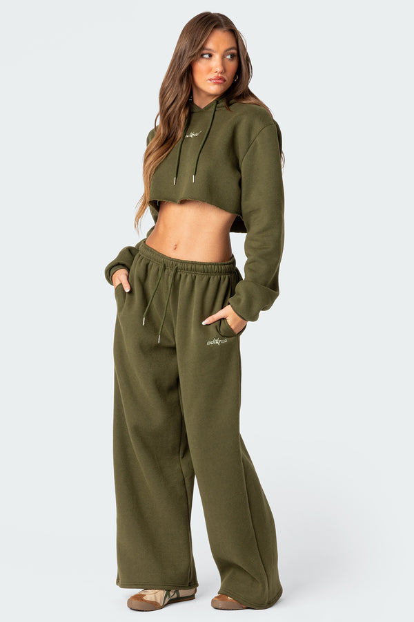 Brenna Low Rise Wide Sweatpants view 1