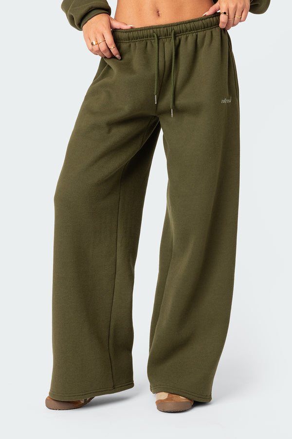 Brenna Low Rise Wide Sweatpants view 2