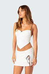 Beatriz Open Back Tank Top