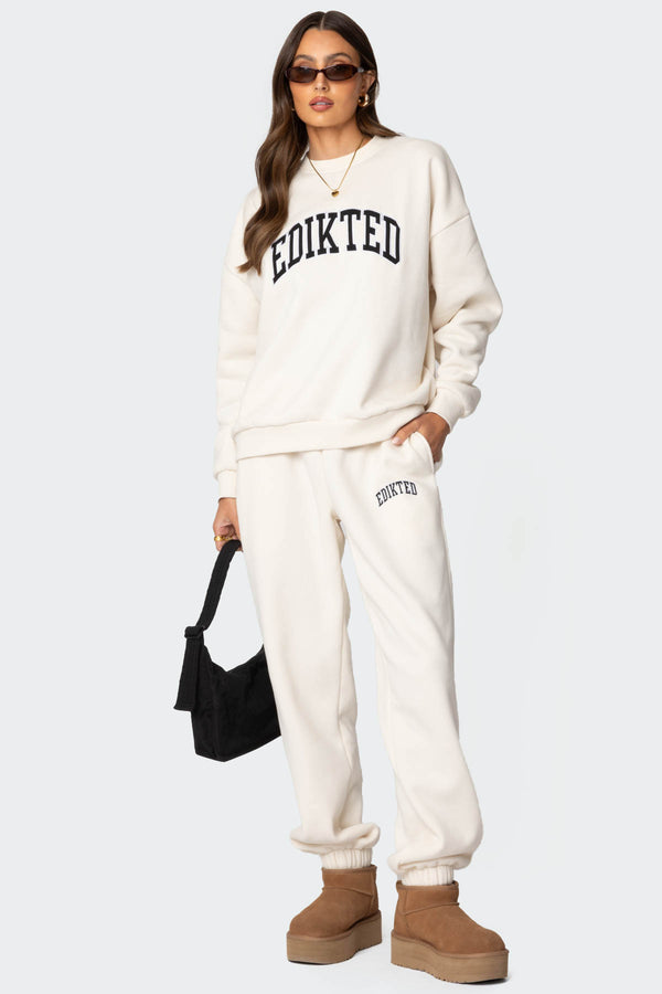 Edikted Babe Oversized Sweatpants view 1