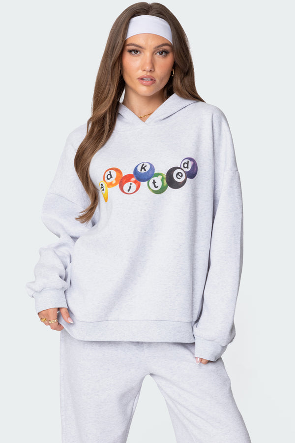 Billiard Oversized Hoodie view 1