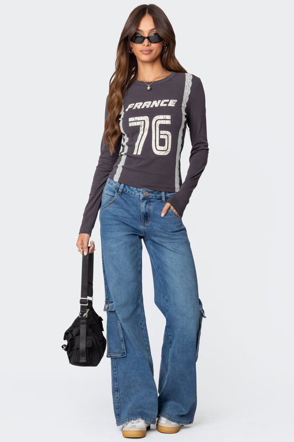 Frenchy Long Sleeve T Shirt view 2