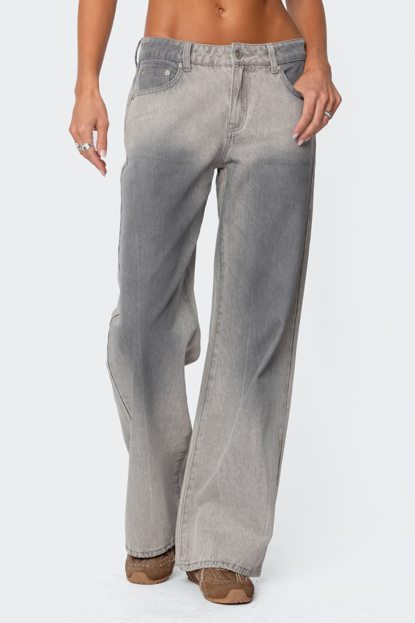 Joe Washed Low Rise Baggy Jeans view 2