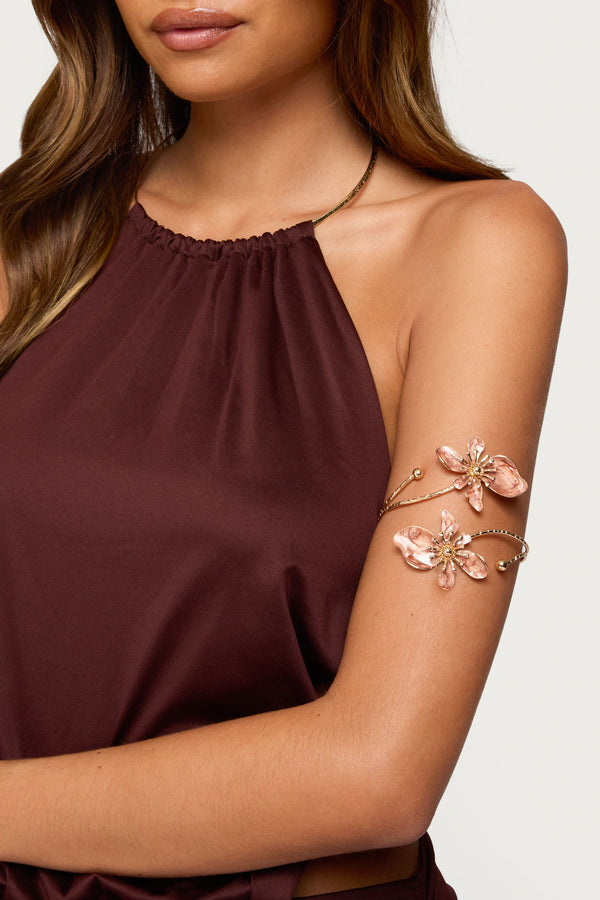 Blush Flower Arm Cuff view 1