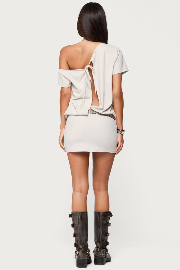 Dorie Off Shoulder Cut Out Mini Dress view 2