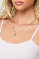 Button Charm Necklace