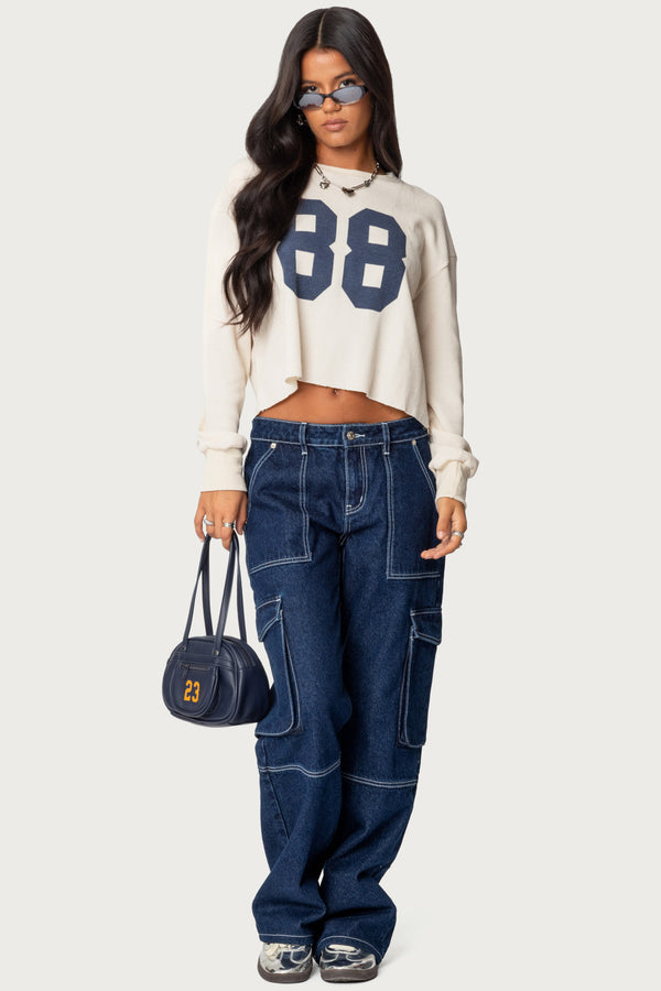 88 Waffle Long Sleeve T Shirt view 2
