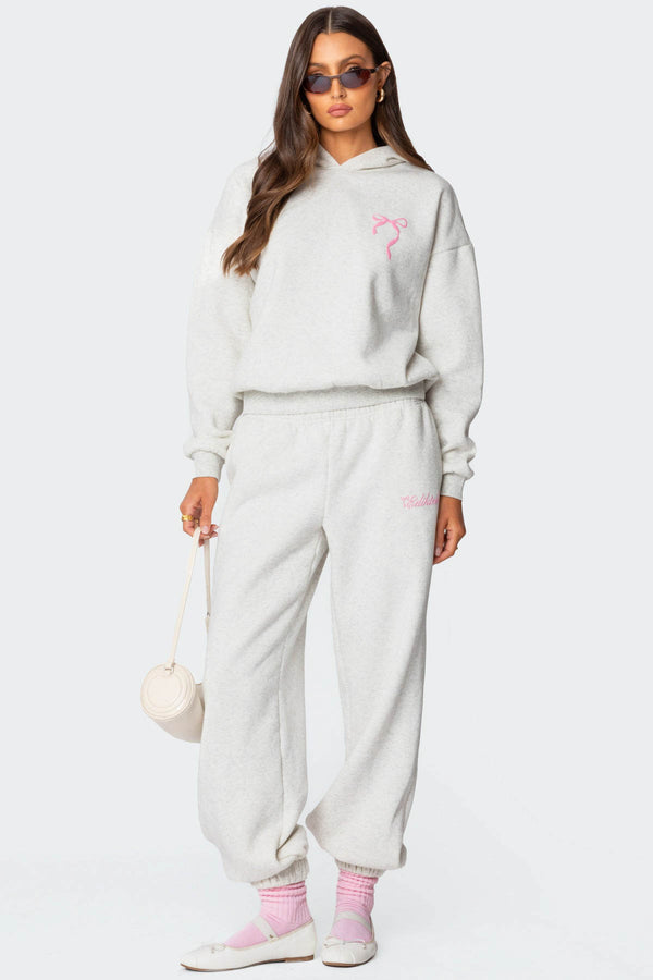 Sasha Bow Detail Sweatpants view 1