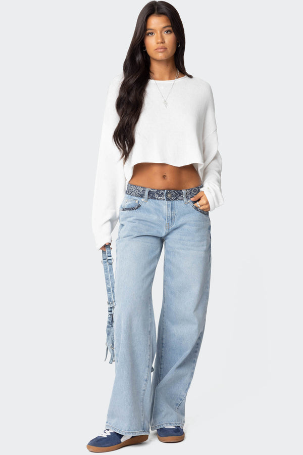 Shyrah Oversized Knit Top view 2