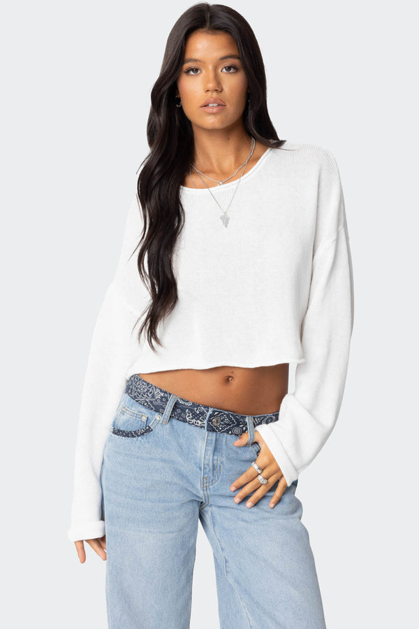Shyrah Oversized Knit Top view 1