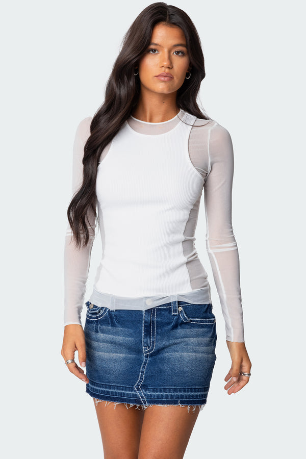 Rib Tank Layered Mesh Top view 1